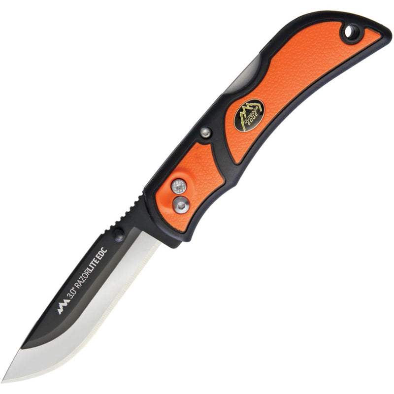 Knives Saws & Pruners orange and black folding knife with serrated blade