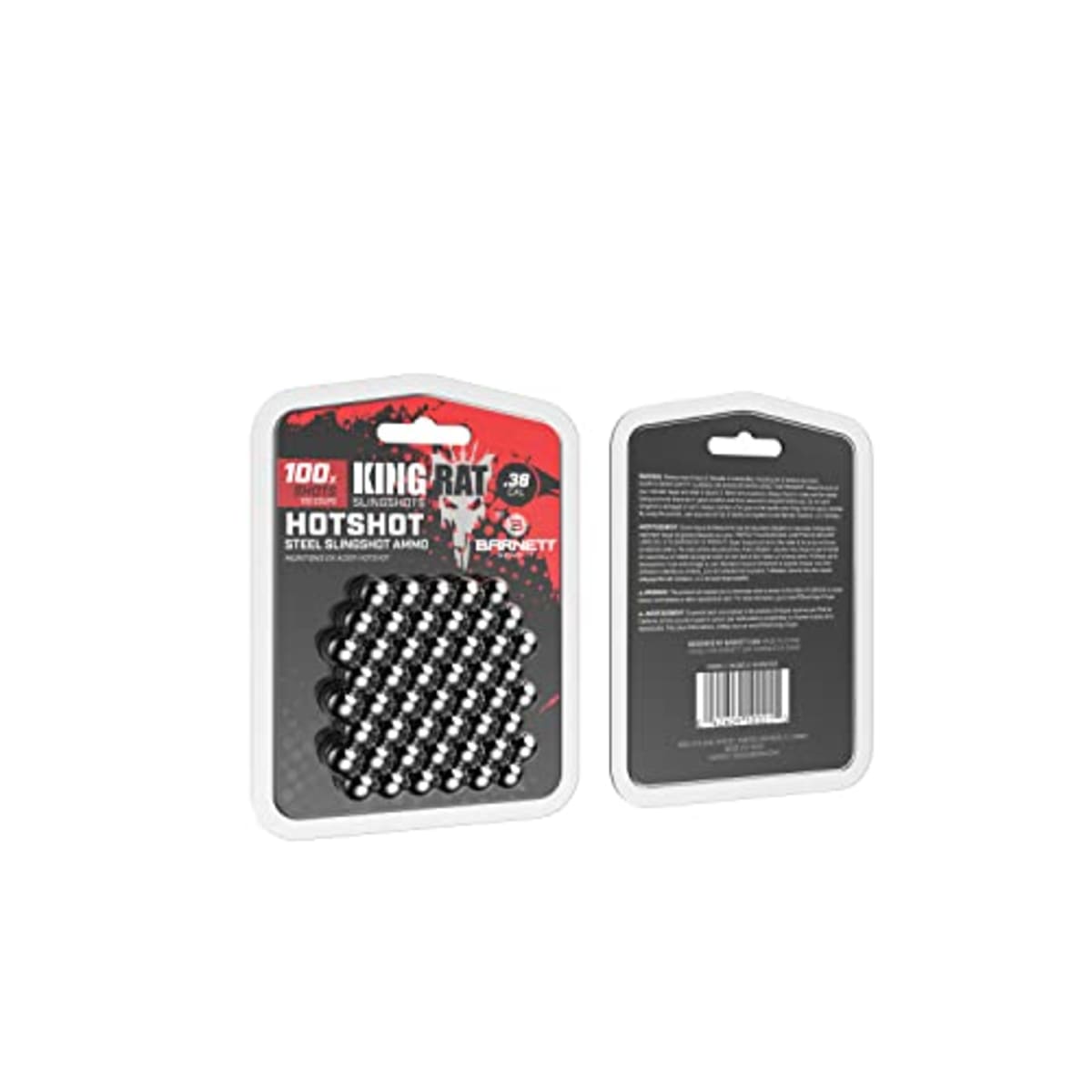 King Rat Hotshot Steel Slingshot Ammo 100pk by King Rat Slingshots