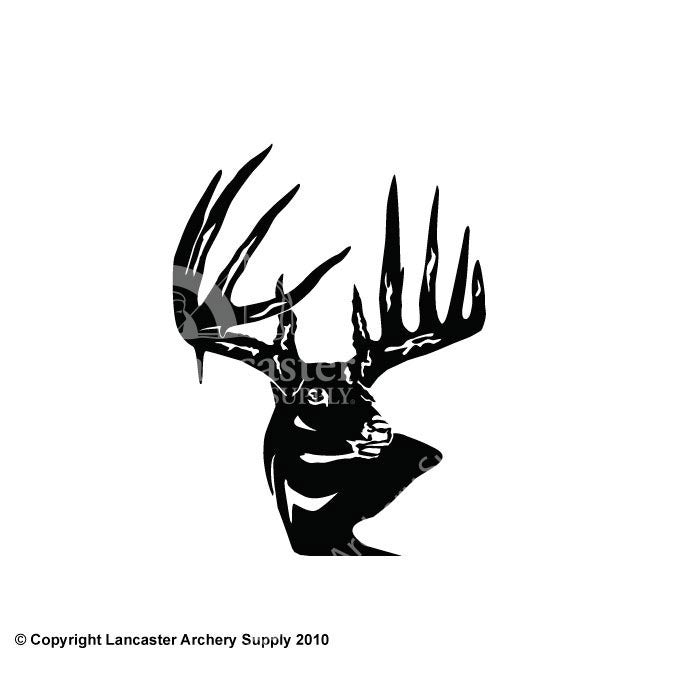 LVE Whitetail Decal White