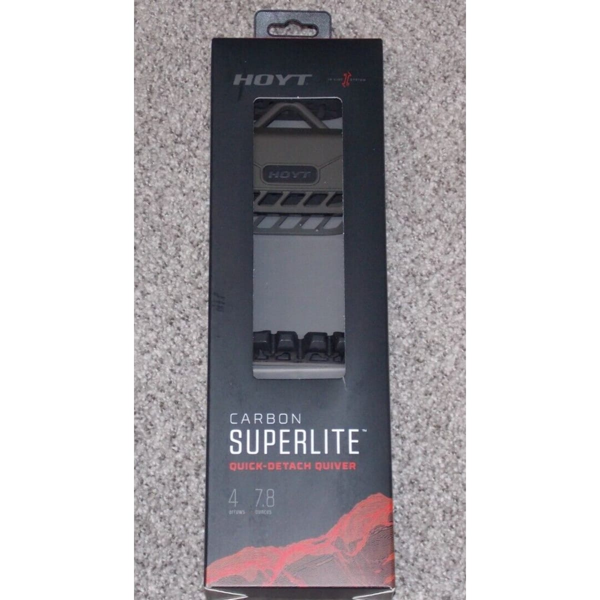 Hoyt Carbon Superlite Quick- Detach 4 Arrow Quiver by Hoyt