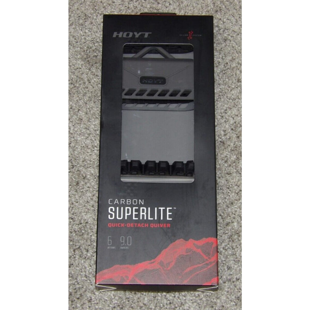 Hoyt Carbon Superlite Quick- Detach 6 Arrow Quiver by Hoyt