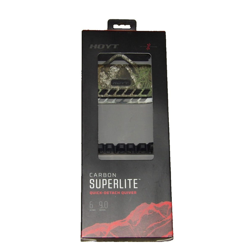 Hoyt Carbon Superlite Quick- Detach 6 Arrow Quiver by Hoyt