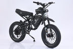 GhostCat F4X Hunters Edition Stealth Hunting eBike Package black electric dirt bike with knobby tires