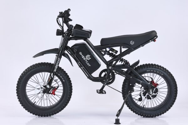 GhostCat F4X Hunters Edition Stealth Hunting eBike Package black electric hunting bike