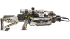 TenPoint Flatline 460 crossbow with reverse-draw design and scope, camouflage finish