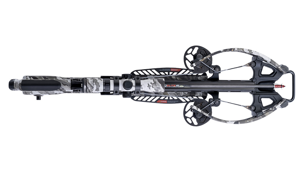 TenPoint Stealth 450R crossbow with 450 FPS forward-draw design and 184 ft-lbs kinetic energy