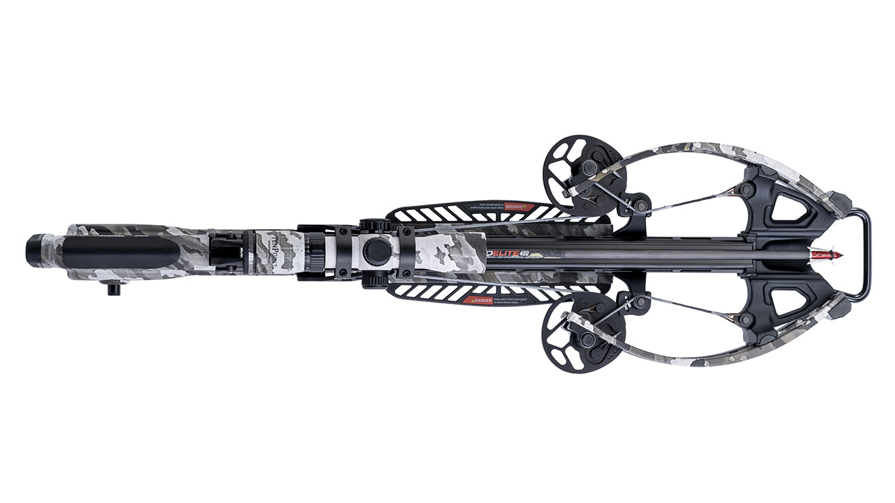 TenPoint Stealth 450R crossbow with 450 FPS forward-draw design and 184 ft-lbs kinetic energy