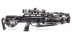 TenPoint TX 28 crossbow with forward-draw design, 410 FPS speed, and professional scope setup