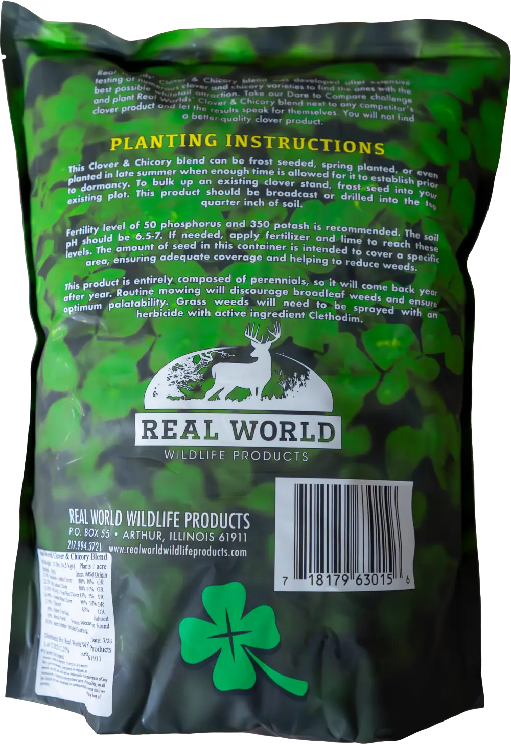 Real World Wildlefe Products Clover Chicory