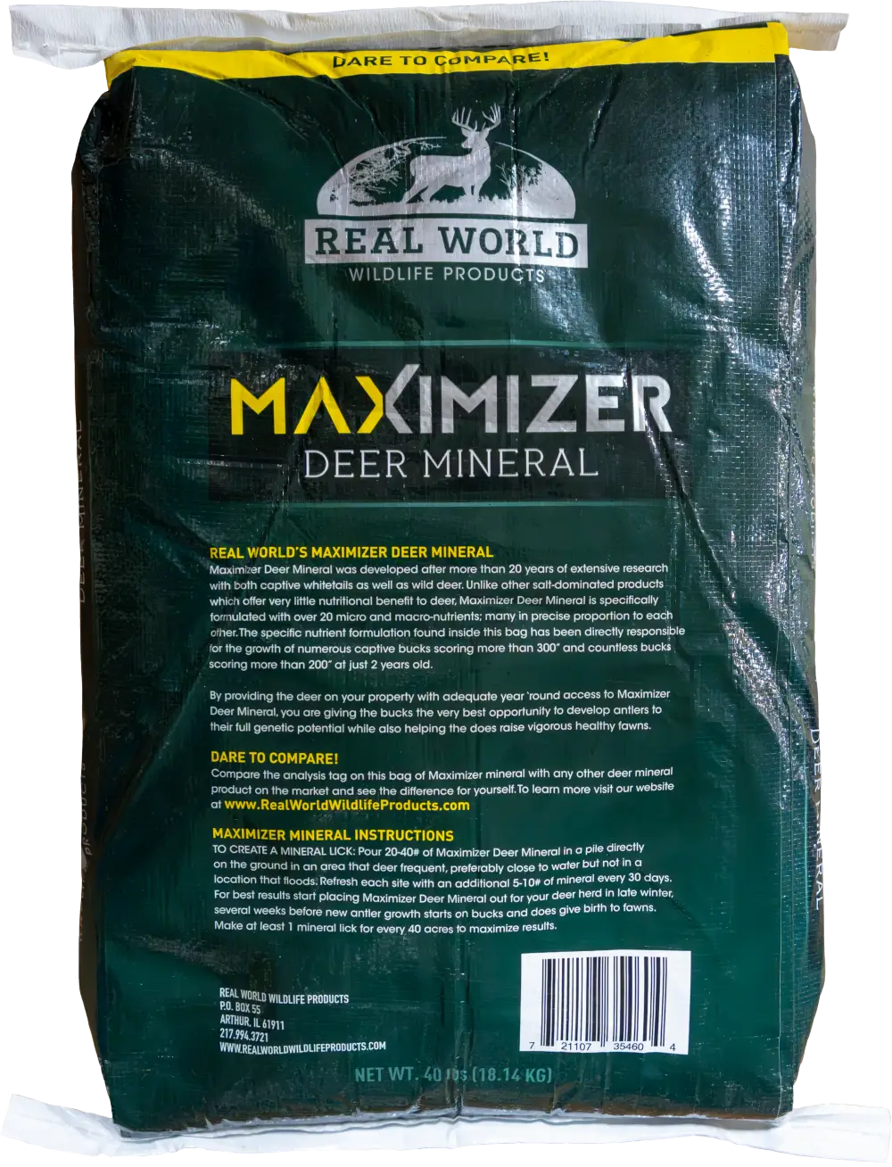Real World Wildlife Products Maximizer Deer Mineral
