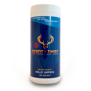 Scent Thief Wild Wipes Lemon Scent 30 Count