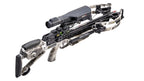 TenPoint Stealth 450 Oracle X crossbow with rangefinder scope and camo finish displayed on white background