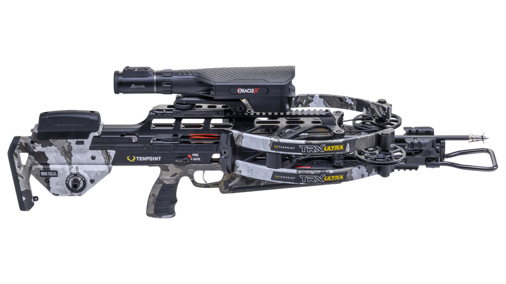 TenPoint TRX Ultra Oracle X crossbow with rangefinding technology for hunting and competitive shooting