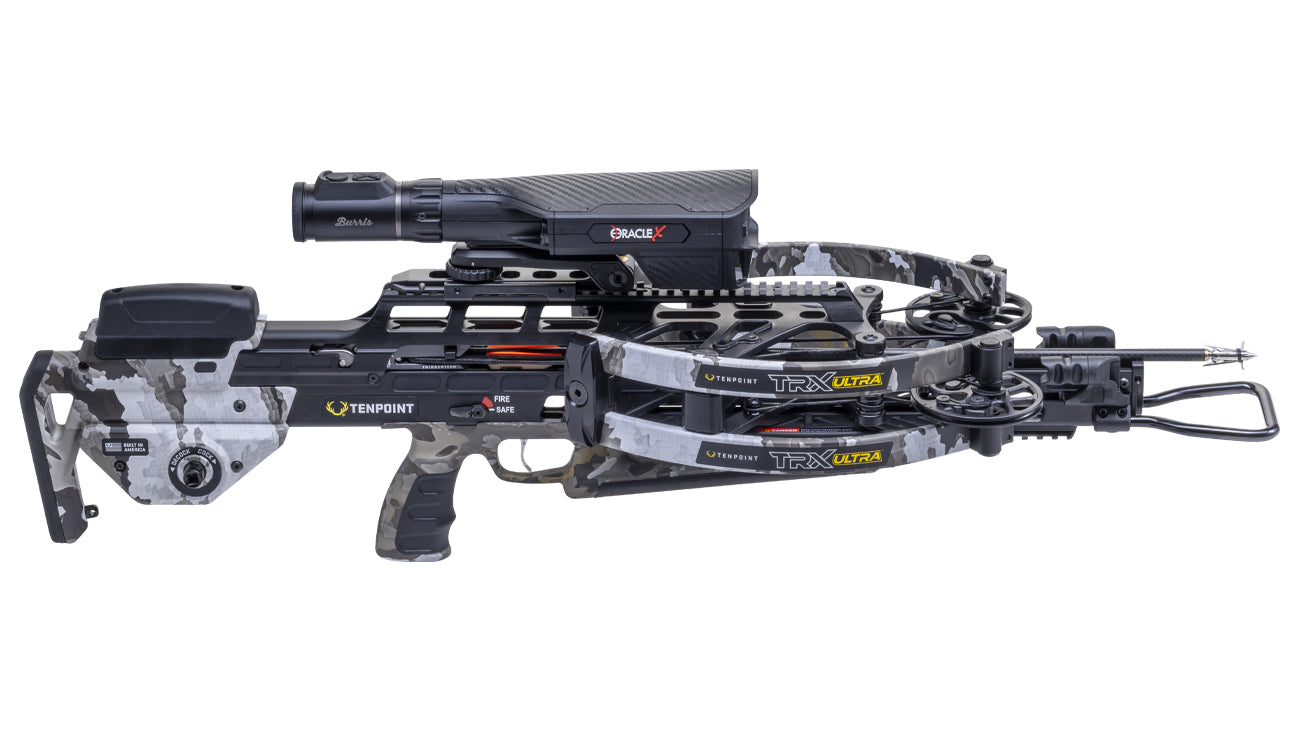 TenPoint TRX Ultra Oracle X crossbow with rangefinding technology for hunting and competitive shooting