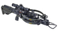 TenPoint TRX Ultra crossbow with scope and bolts on white background