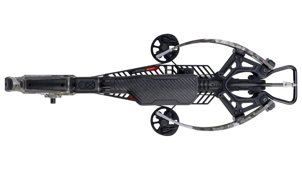 TenPoint TX Ultra 26.5 Oracle X crossbow with rangefinding scope and dual wheels