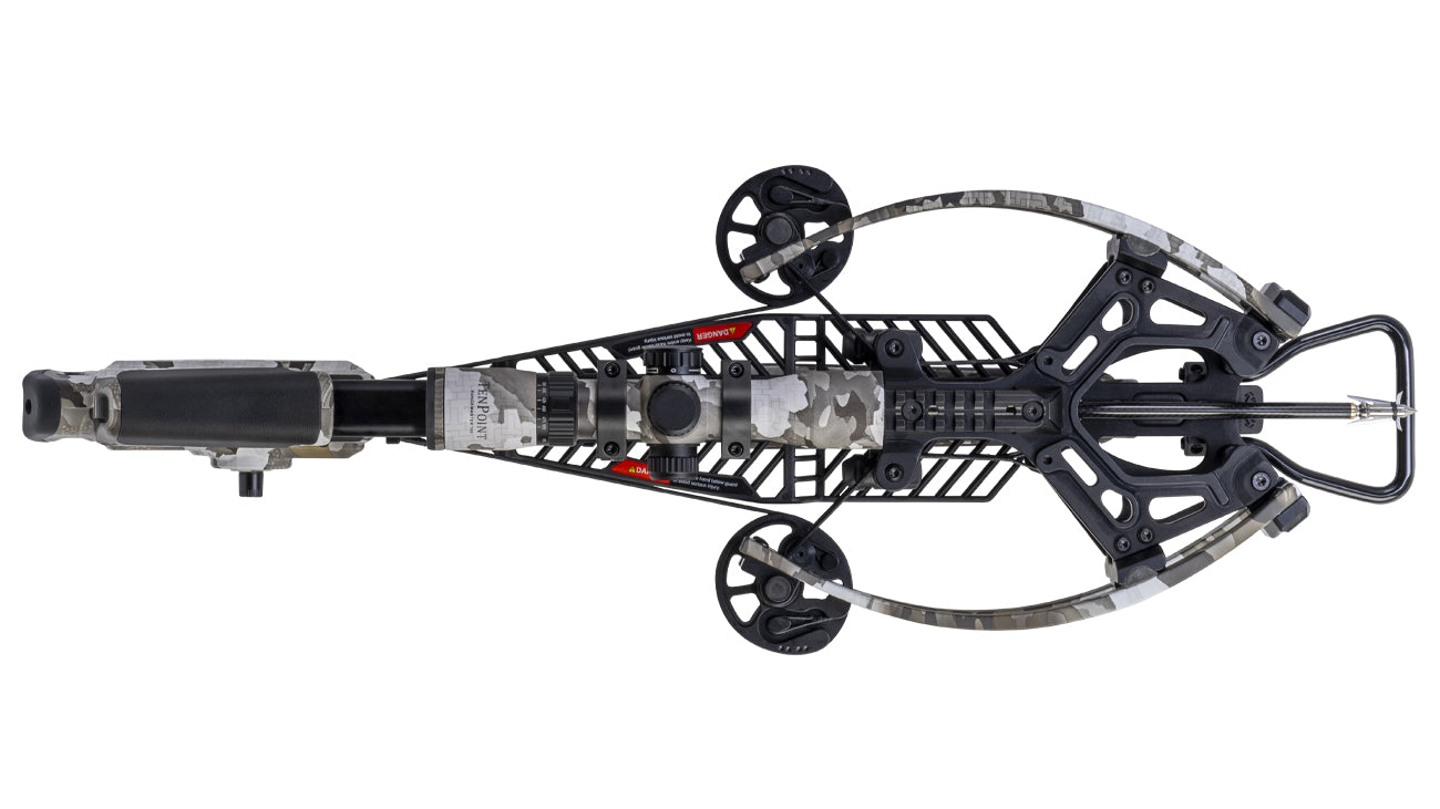TenPoint TX Ultra 26.5 crossbow with forward-draw design and precision optics for hunters