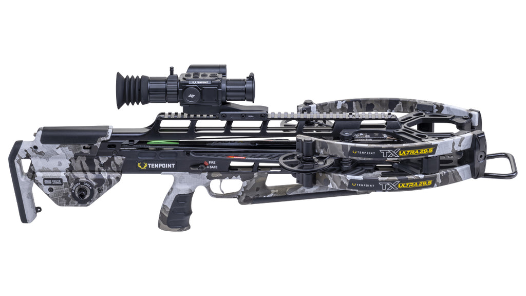 TenPoint TX Ultra 29.5 Vision crossbow with integrated video recording scope for hunters