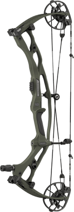 Hoyt Carbon RX-10 bow with XTS Tuning System and HBX Gen 4 cam, displayed front view